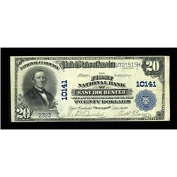 East Rochester, NY - $20 1902 Plain Back Fr. 654