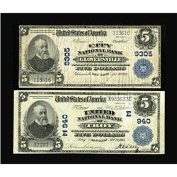 Gloversville, NY - $5 1902 Plain Back Fr. 598