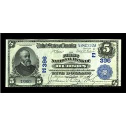 Hudson, NY - $5 1902 Date Back Fr. 590 The First