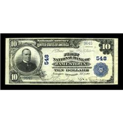 Jamestown, NY - $10 1902 Plain Back Fr. 624 The