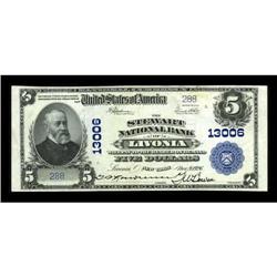 Livonia, NY - $5 1902 Plain Back Fr. 609 The