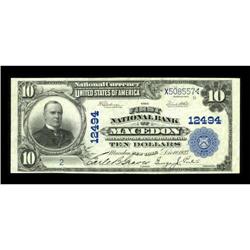 Macedon, NY - $10 1902 Plain Back Fr. 635 The
