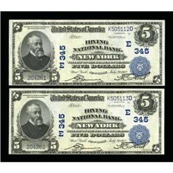 New York, NY - $5 1902 Plain Back Fr. 602 The