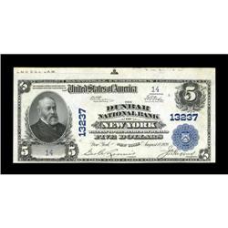 New York, NY - $5 1902 Plain Back Fr. 611 The