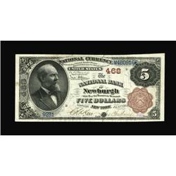 Newburgh, NY - $5 1882 Brown Back Fr. 466 The NB