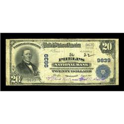 Phelps, NY - $20 1902 Plain Back Fr. 653 The