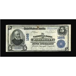 Watervliet, NY - $5 1902 Plain Back Fr. 598 The
