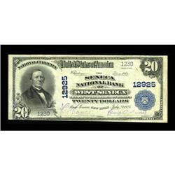 West Seneca, NY - $20 1902 Plain Back Fr. 661