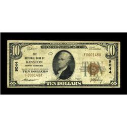 Kinston, NC - $10 1929 Ty. 1 The NB of Kinston
