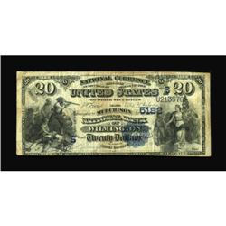 Wilmington, NC - $20 1882 Value Back Fr. 581 The