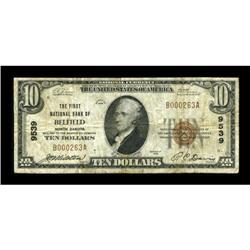 Belfield, ND - $10 1929 Ty. 1 The First NB Ch. #