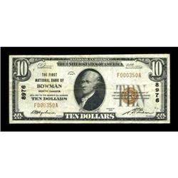 Bowman, ND - $10 1929 Ty. 1 The First NB Ch. #