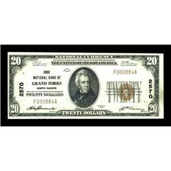 Grand Forks, ND - $20 1929 Ty. 1 The Citizens NB