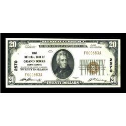 Grand Forks, ND - $20 1929 Ty. 1 First NB Ch. #