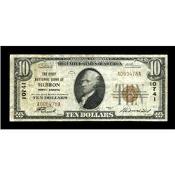 Hebron, ND - $10 1929 Ty. 1 The First NB Ch. #