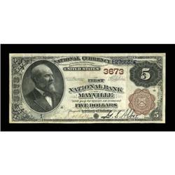 Mayville, ND - $5 1882 Brown Back Fr. 469 The