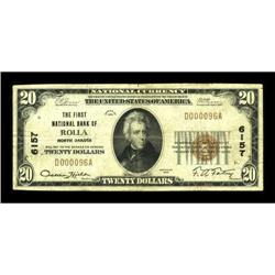 Rolla, ND - $20 1929 Ty. 1 The First NB Ch. #