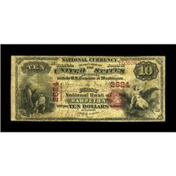 Wahpeton, Dakota Territory - $10 1875 Fr. 420