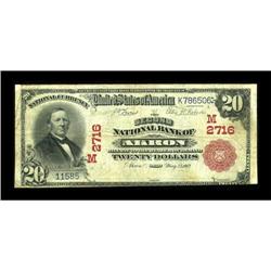 Akron, OH - $20 1902 Red Seal Fr. 639 The Second