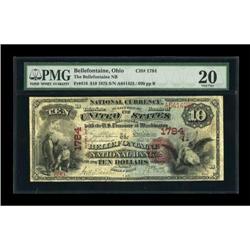 Bellefontaine, OH - $10 1875 Fr. 416 The