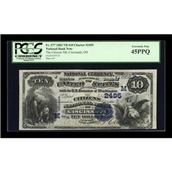 Cincinnati, OH - $10 1882 Value Back Fr. 577 The
