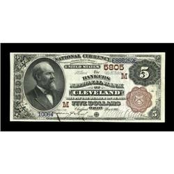 Cleveland, OH - $5 1882 Brown Back Fr. 477 The