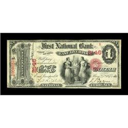 East Liverpool, OH - $1 Original Fr. 382 The
