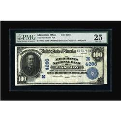 Massillon, OH - $100 1902 Date Back Fr. 692 The