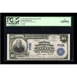 Tiffin, OH - $10 1902 Plain Back Fr. 624 The