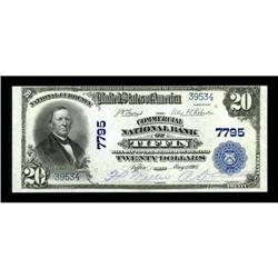 Tiffin, OH - $20 1902 Plain Back Fr. 650 The