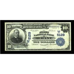 Durant, OK - $10 1902 Plain Back Fr. 632 The