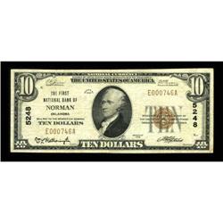 Norman, OK - $10 1929 Ty. 1 The First NB Ch. #