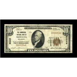 Nowata, OK - $10 1929 Ty. 1 The Commercial NB