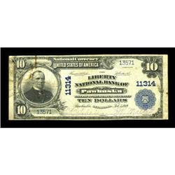 Pawhuska, OK - $10 1902 Plain Back Fr. 632 The