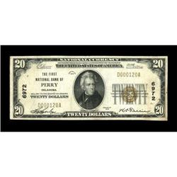 Perry, OK - $20 1929 Ty. 1 The First NB Ch. #