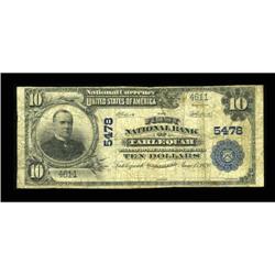 Tahlequah, OK - $10 1902 Plain Back Fr. 633 The