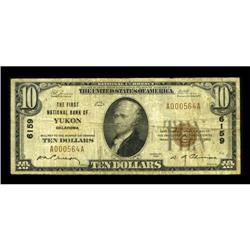 Yukon, OK - $10 1929 Ty. 1 The First NB Ch. #