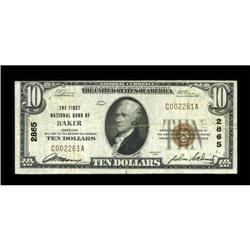 Baker City, OR - $10 1929 Ty. 1 The First NB Ch.