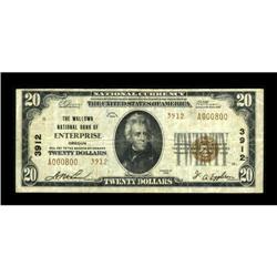 Enterprise, OR - $20 1929 Ty. 2 The Wallowa NB
