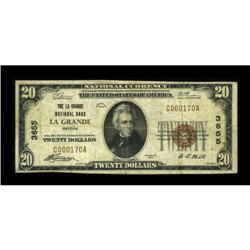 La Grande, OR - $20 1929 Ty. 1 The La Grande NB