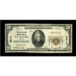 La Grande, OR - $20 1929 Ty. 1 The United States