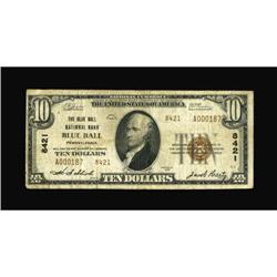 Blue Ball, PA - $10 1929 Ty. 2 The Blue Ball NB