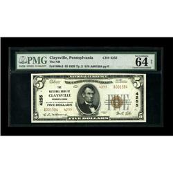 Claysville, PA - $5 1929 Ty. 2 The NB of