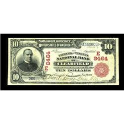 Clearfield, PA - $10 1902 Red Seal Fr. 615 The