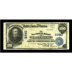 Coatesville, PA - $100 1902 Plain Back Fr. 700