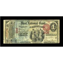 Corry, PA - $1 1875 Fr. 383 The First NB Ch. #