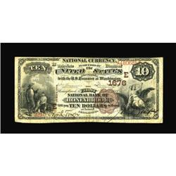 Honeybrook, PA - $10 1882 Brown Back Fr. 483 The