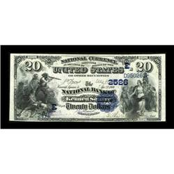 Kennett Square, PA - $20 1882 Date Back Fr. 555