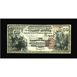 Oxford, PA - $50 1882 Brown Back Fr. 508 The NB