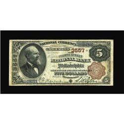 Philadelphia, PA - $5 1882 Brown Back Fr. 469